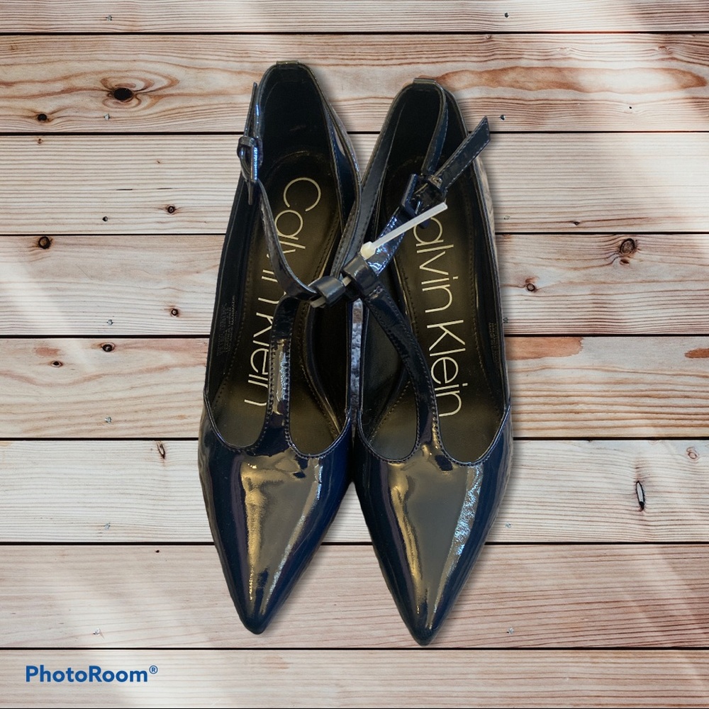 Calvin Klein blue heels